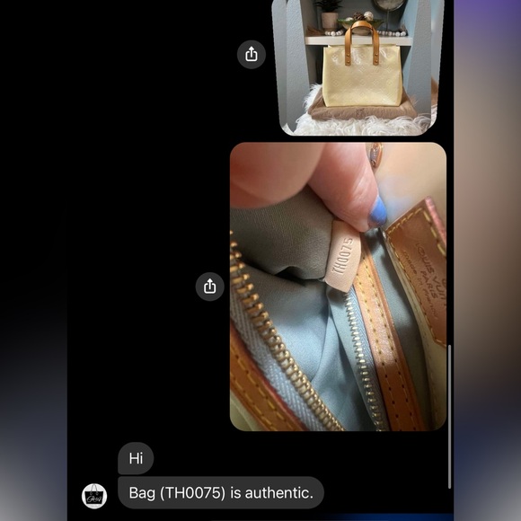 **SOLD** Louis Vuitton Vernis Perle Reade PM Authentic with dust bag - Picture 16 of 16